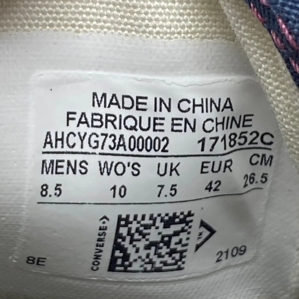 Converse Ctas Slip On Low Canvas Violet Women's Sneakers Custom 171852C-VTGRWT - Picture 9 of 11
